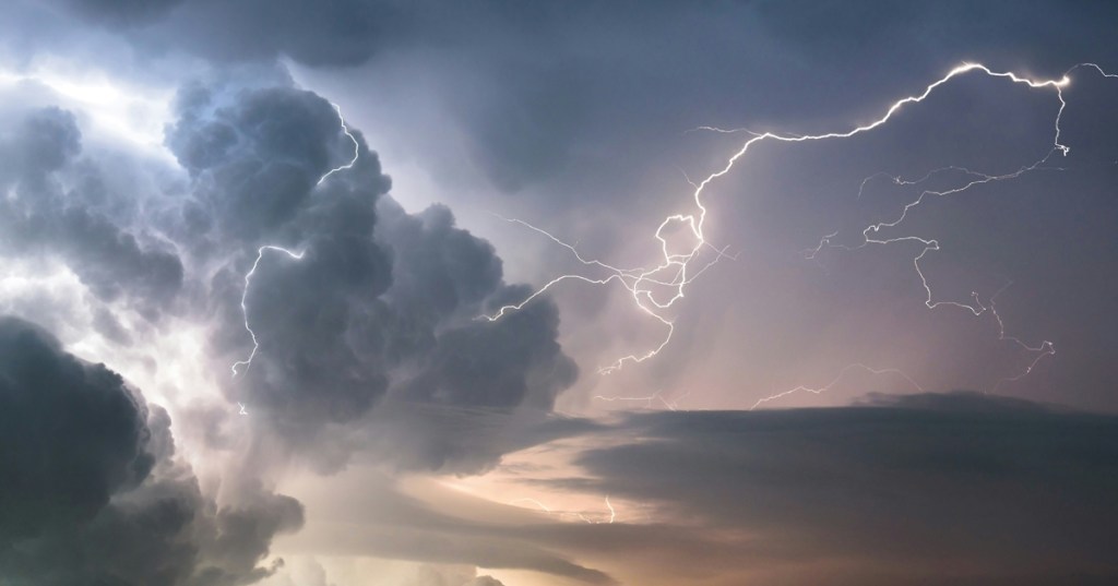 A dramatic sky to symbolize that moment of truth.