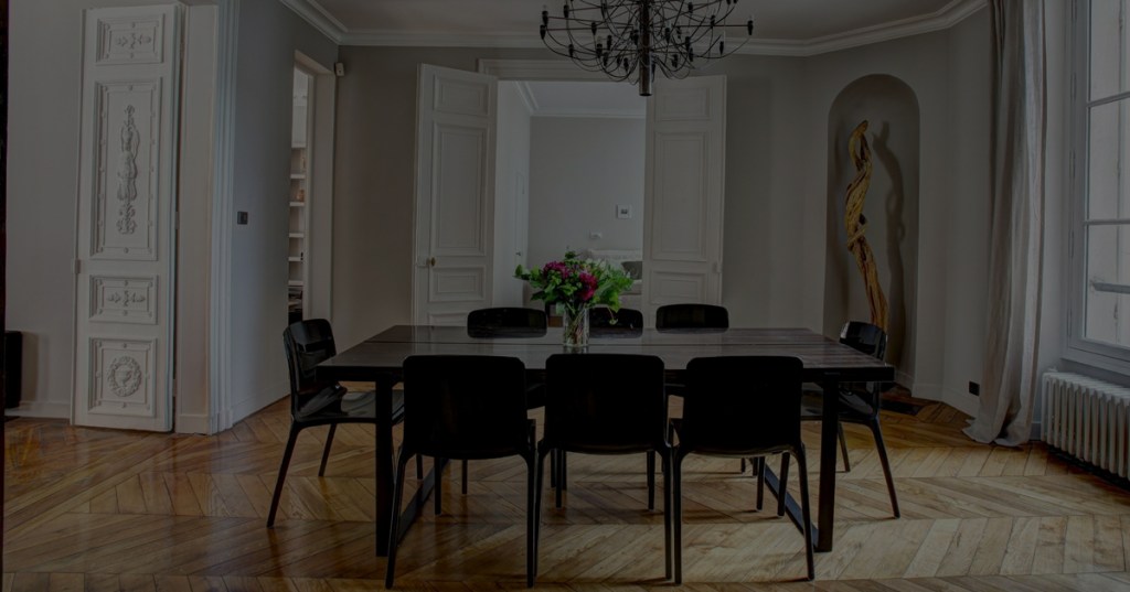 An empty table is an example of how the family meetings a narcissist calls always have empty worth, because they are all about him.